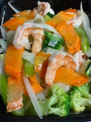 Mixed vegetables shrimp