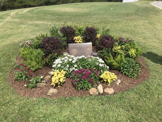 Memorial designed and maintained by Annie's Garden Shed