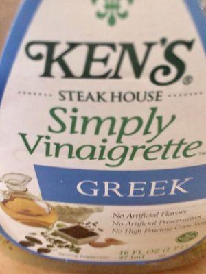 Ken's Steak House Simply Vinaigrette Greek Dressing