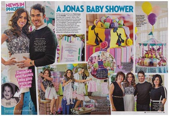 Jonas baby shower for OK! magazine