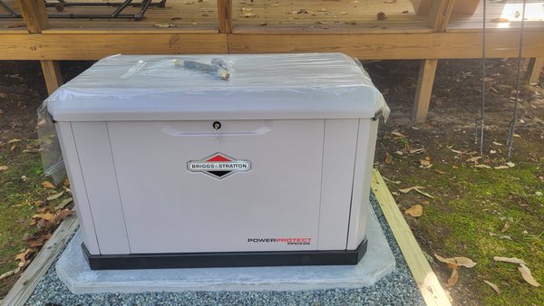 Certified Briggs Generator Installer.