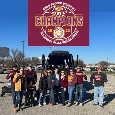 Walsh Jesuit Womens Soccer State Championship Game Tailgating at Historic Crew Stadium in Columbus