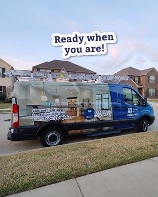 Let's Roll! 

Our team is geared up and ready to hit the road, van loaded with all the tools needed to tackle your electrical projects.