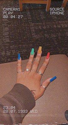 Multicolor Nails!