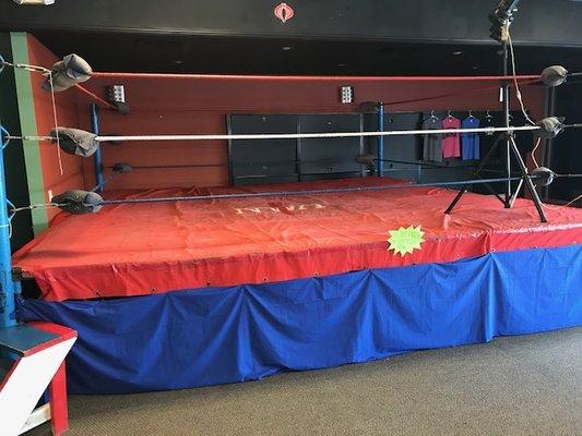 A wrestling ring?!?!