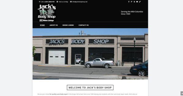 Website for Jacks Body Shop http://jacksbodyshop.net/