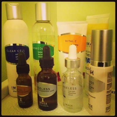 Cosmeceutical grade Image Skincare products used in all LuluLovesBeauty Signature and Abundance facials.