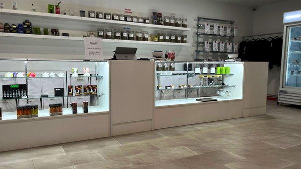 Altus dispensary interior at Top Shelf Botanicals