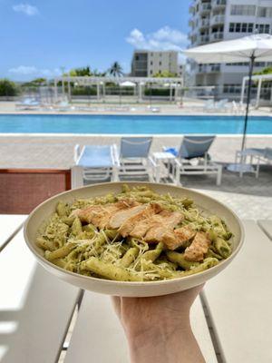 Pasta Chicken Pesto