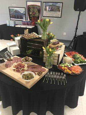 Charcuterie table