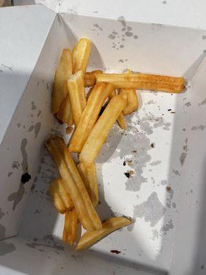 A smattering of fries