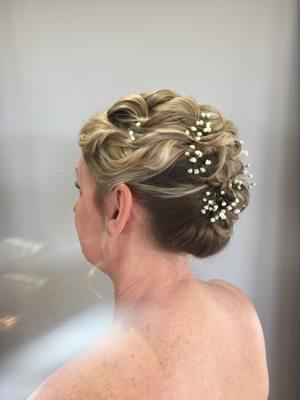 wedding updo by josie