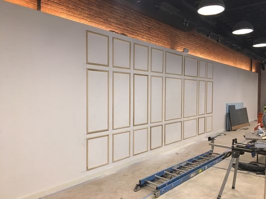 Wall panels instillation