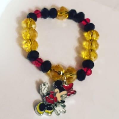 Baby and toddler bracelets hand and custom made by beading by Treva B.