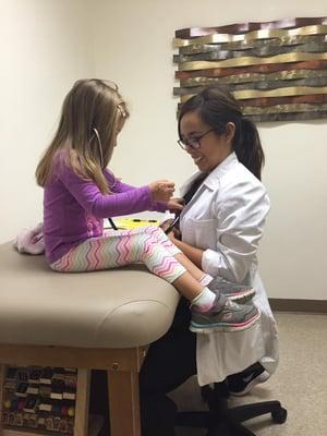 Nurse Practitioner Sasha, who started working with Dr. Neves in Oct of 2015, is so wonderful with our daughter.