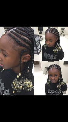 $50 kid style with added hair