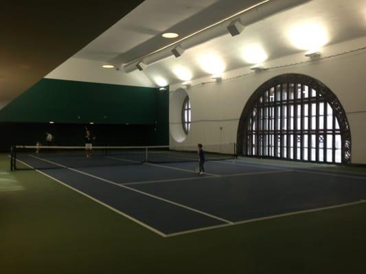 tennis courts inside grand central..so cool!