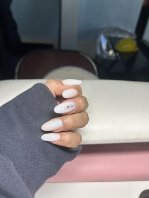 White nails