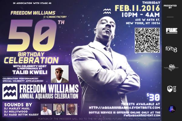 Join SuccessWithTeamwork.com at Stage 48 on February 11th at 10 pm as Talib Kweli, Freedom Williams and many others rock out!! 619-432-2378.