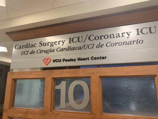 Cardiac Surgical unit that cared for my mom