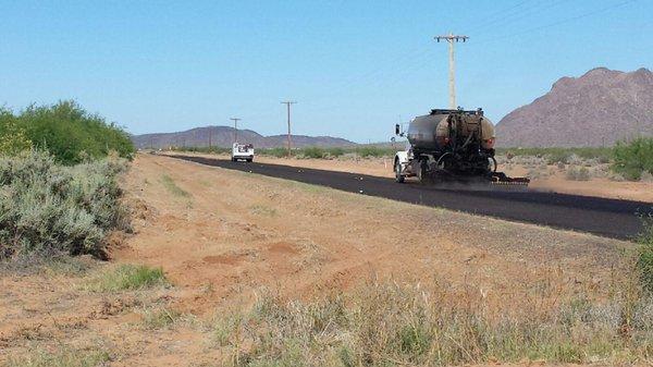 Pinal County Chip Seal Project - Sunland Gin Road - Aries Road April 2017