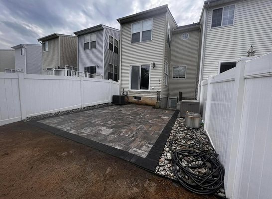 Patio and low maintenance decorative gravel