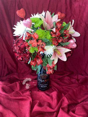 Floral Wine (nonalcoholic) is a unique way to surprise a love one.