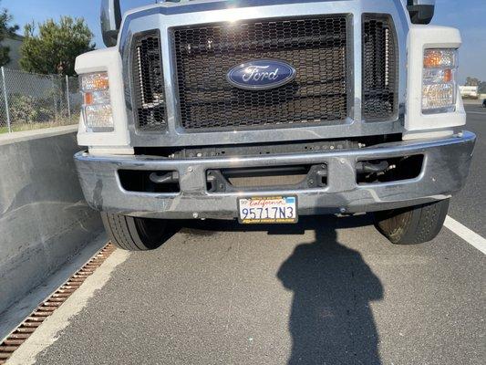 The truck that hit me