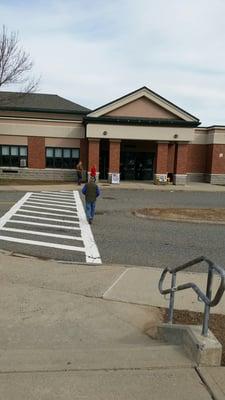 School entrance.