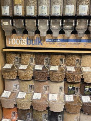 Bulk grains & beans/lentils