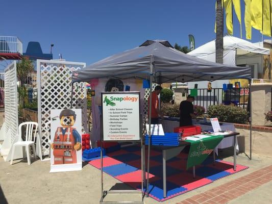 Steam Maker workshop booth at SD County Fair.