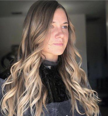 Balayage done by Tyler.