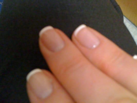 my French manicure--so natural looking!!