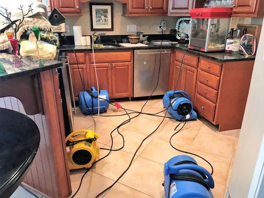 Water damage restoration