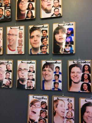 Local improv talent wall!