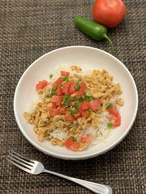 Smoked Salmon and Rice