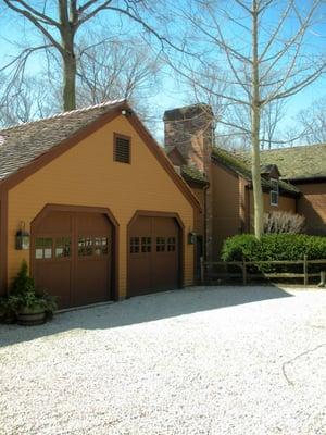 Custom Wood Sectional Garage Doors