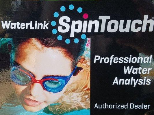 Paradise tests your water using WaterLink's innovative SpinTouch water analysis system, free. No guess work when buying chemicals.