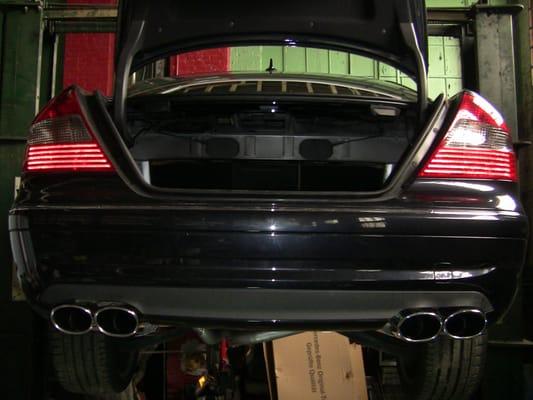 CLK 550 CUSTOM EXHAUST