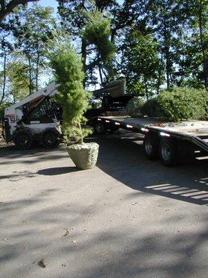 Transporting/Unloading at job site