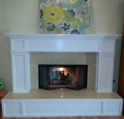 Fireplace Remodel in Brea