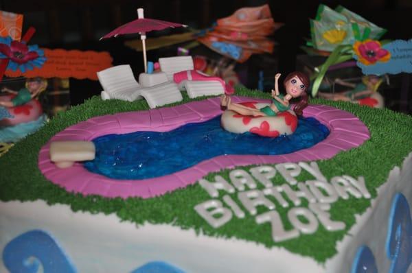 A great cake for a pool party!!!