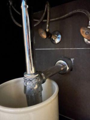 Have a leaky drain tailpiece, P-trap, drain pipe under your sink? We can fix the leak!