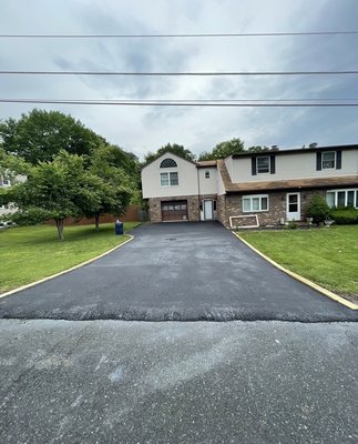 Mill and Pave residential driveway