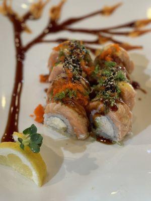 Baked Salmon roll