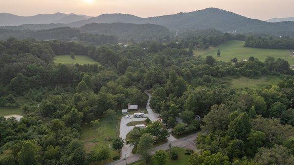 Put yourself in the picture! Nestled amongst the trees at the foothills of the Smoky Mountains, you can find peace and relaxation.