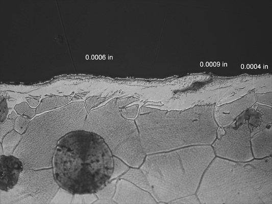 metallography of FNC