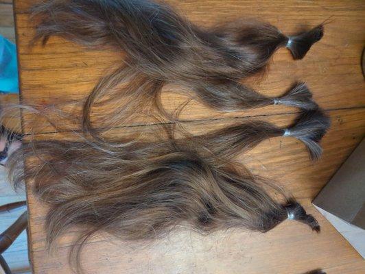 This is how much hair CAT cut!