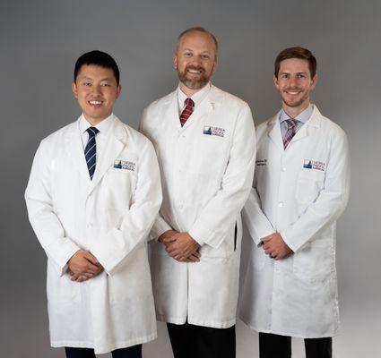 Dr. Ryan Chen, Dr. David Skeehan, and Dr. Jay Robertson