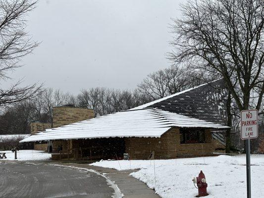 Unitarian Meeting House, another notable and tourable Frank Lloyd Wright structure